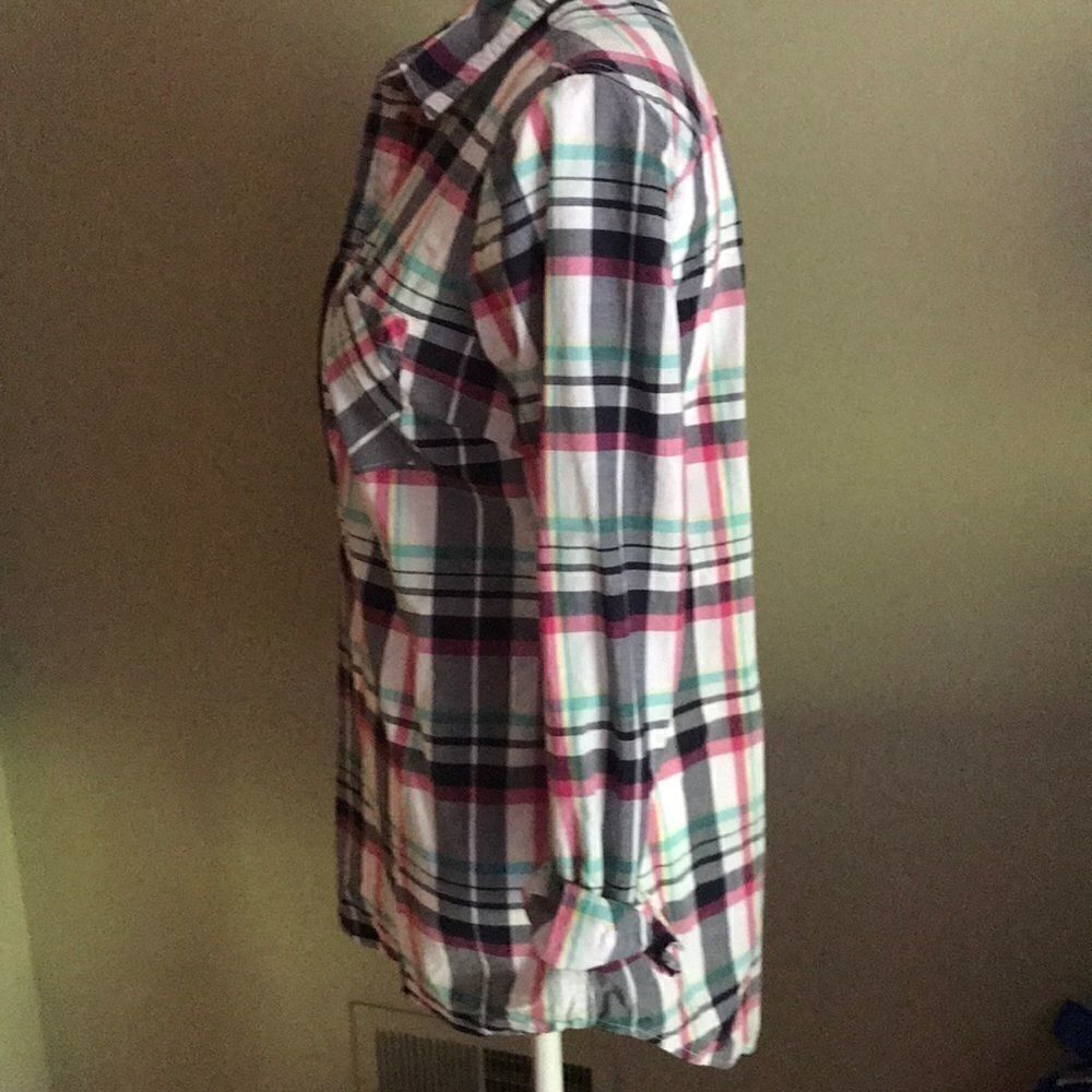 Summer Plaid Button Down!  - Picture 3 of 5